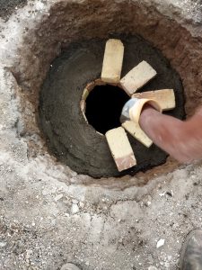 حفر چاه فاضلاب در منطقه نیاوران تهران